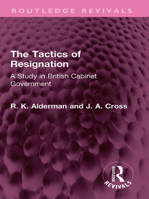 cover image of The Tactics of Resignation
